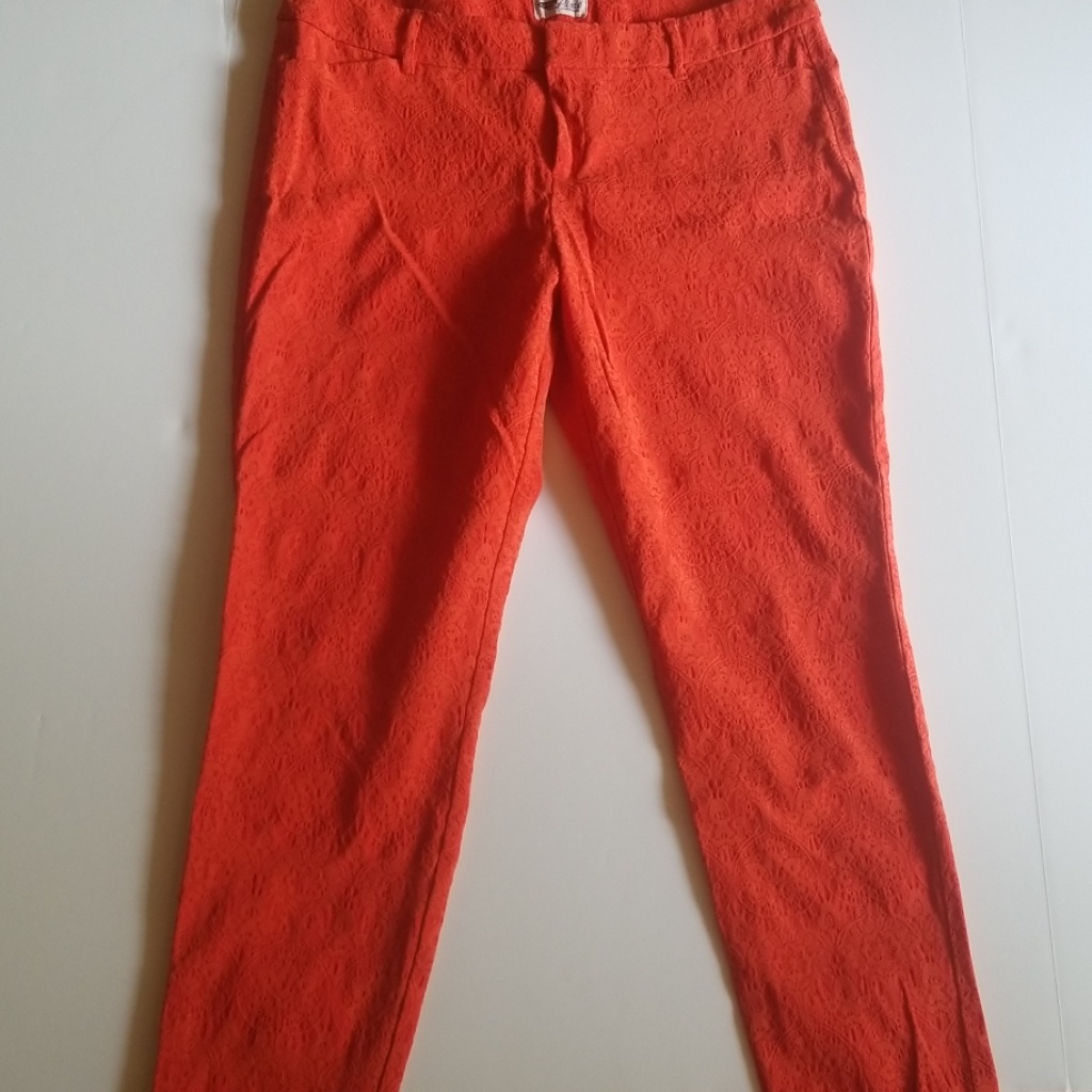 Coral Textured Pixi Pants